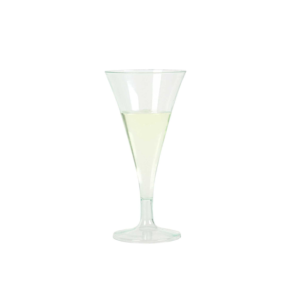 Bev Tek 3 oz Round Seagreen Plastic Aperitif Glass - 2 1/2" x 2 1/2" x 5" - 100 count box