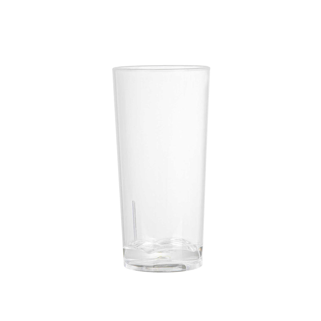 Mini Serve 2 oz Round Clear Plastic Cannello Shot Glass - 1 1/2" x 1 1/2" x 3" - 100 count box