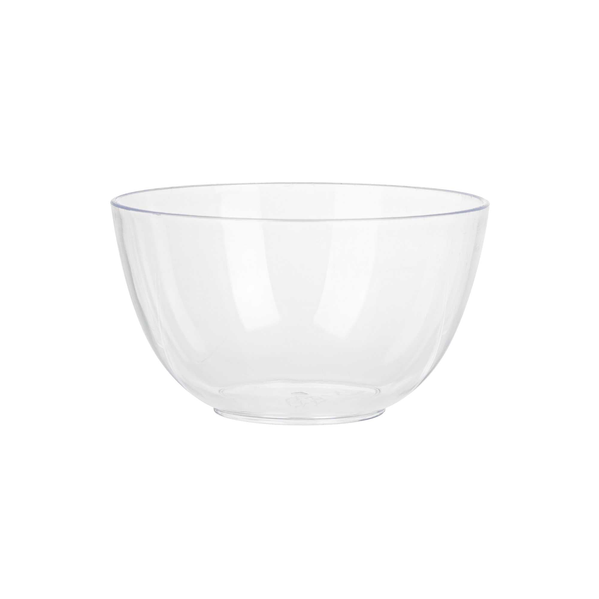 Mini Serve 4 oz Round Clear Plastic Bodega Cup - 3" x 3" x 1 3/4" - 100 count box