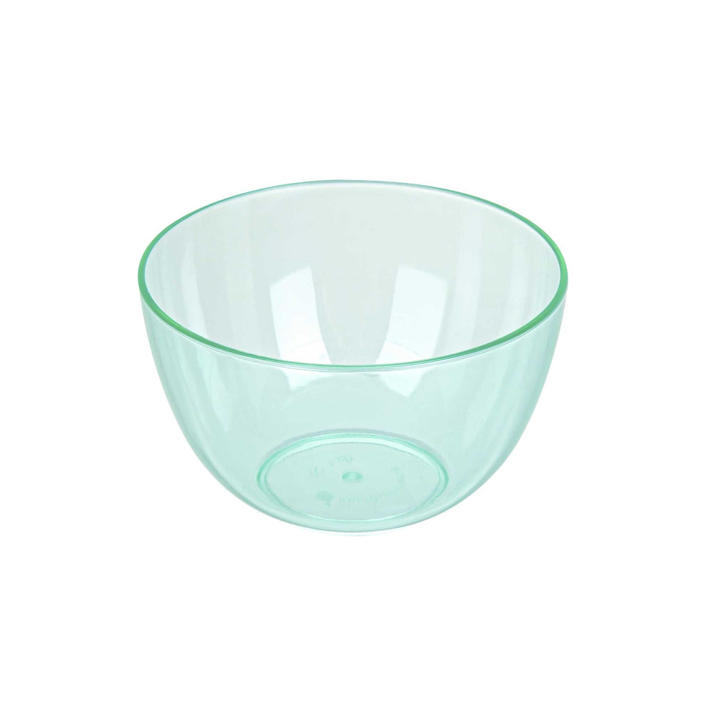 Mini Serve 4 oz Round Seagreen Plastic Bodega Cup - 3" x 3" x 1 3/4" - 100 count box