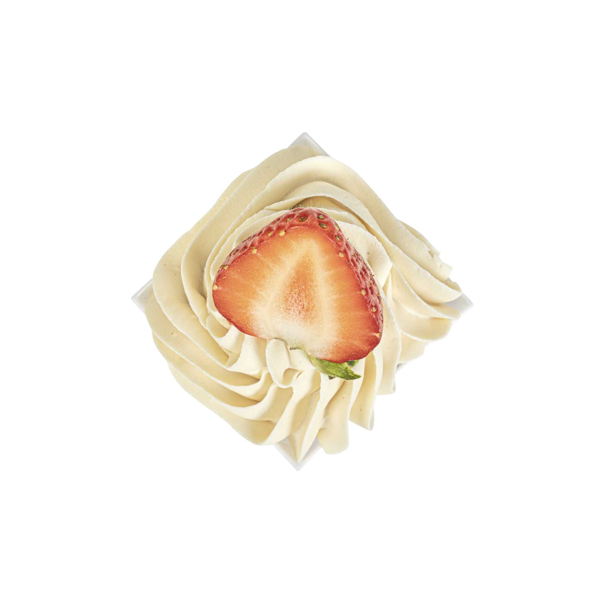 Mini Serve 2 oz Square White Plastic Bonito Cup - 1 3/4" x 1 3/4" x 2 1/4" - 100 count box