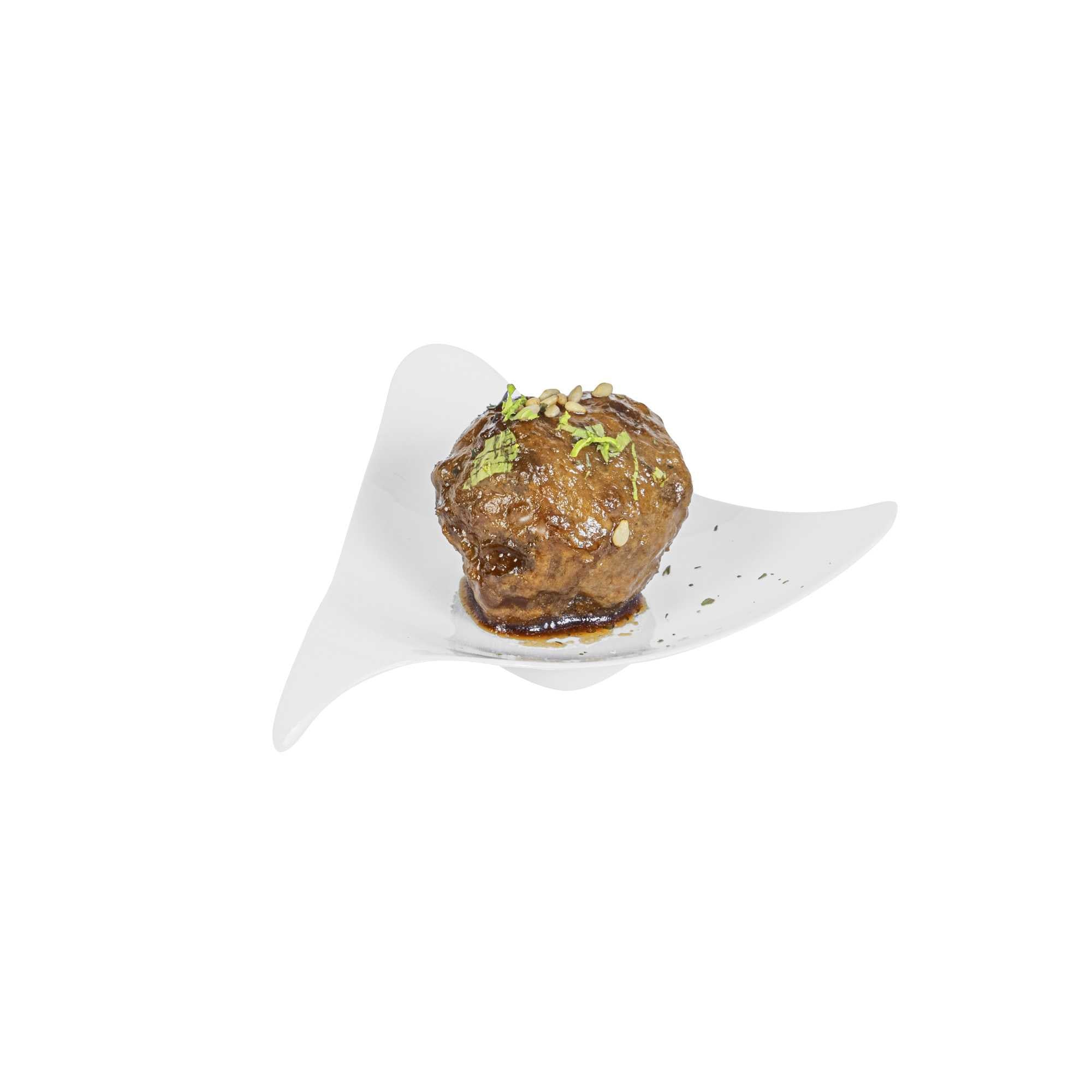 Mini Serve Triangle White Plastic Shooting Star Appetizer Plate - 3" x 3" - 100 count box