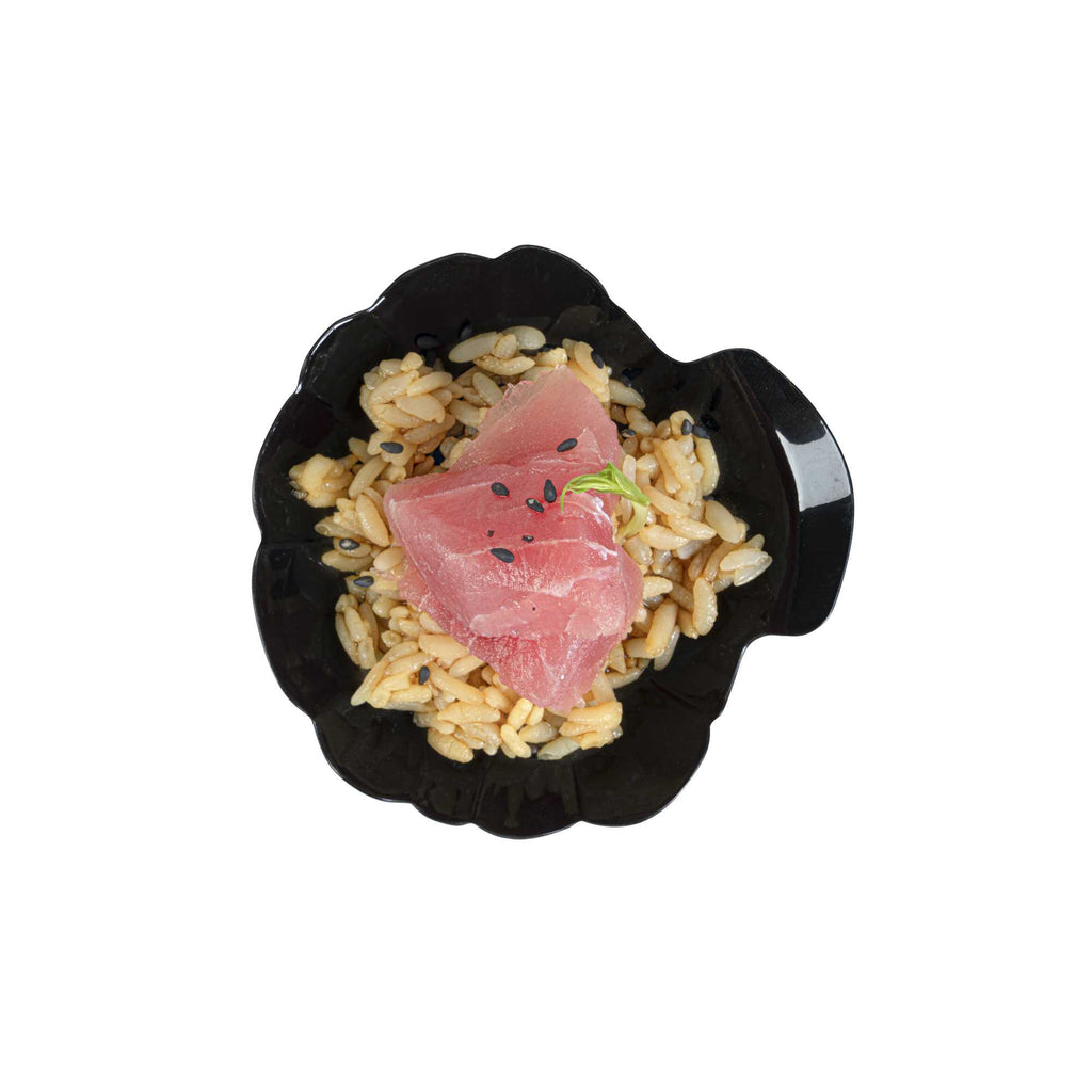 Mini Serve Black Plastic Shell Plate - 3 1/4" x 3 1/4" x 1/2" - 100 count box