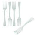 Mini Serve Seagreen Plastic Mini Fork - 4" - 500 count box