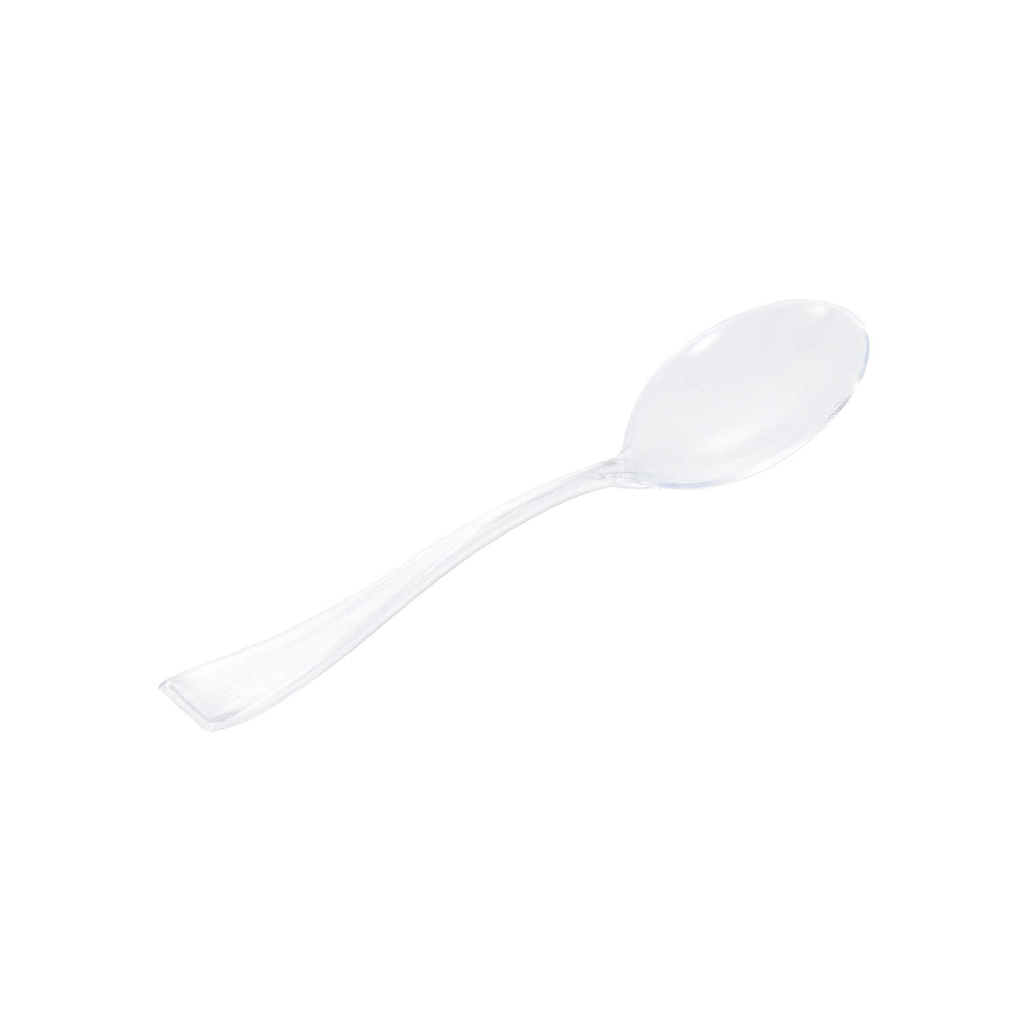Mini Serve Clear Plastic Mini Spoon - 4" - 500 count box