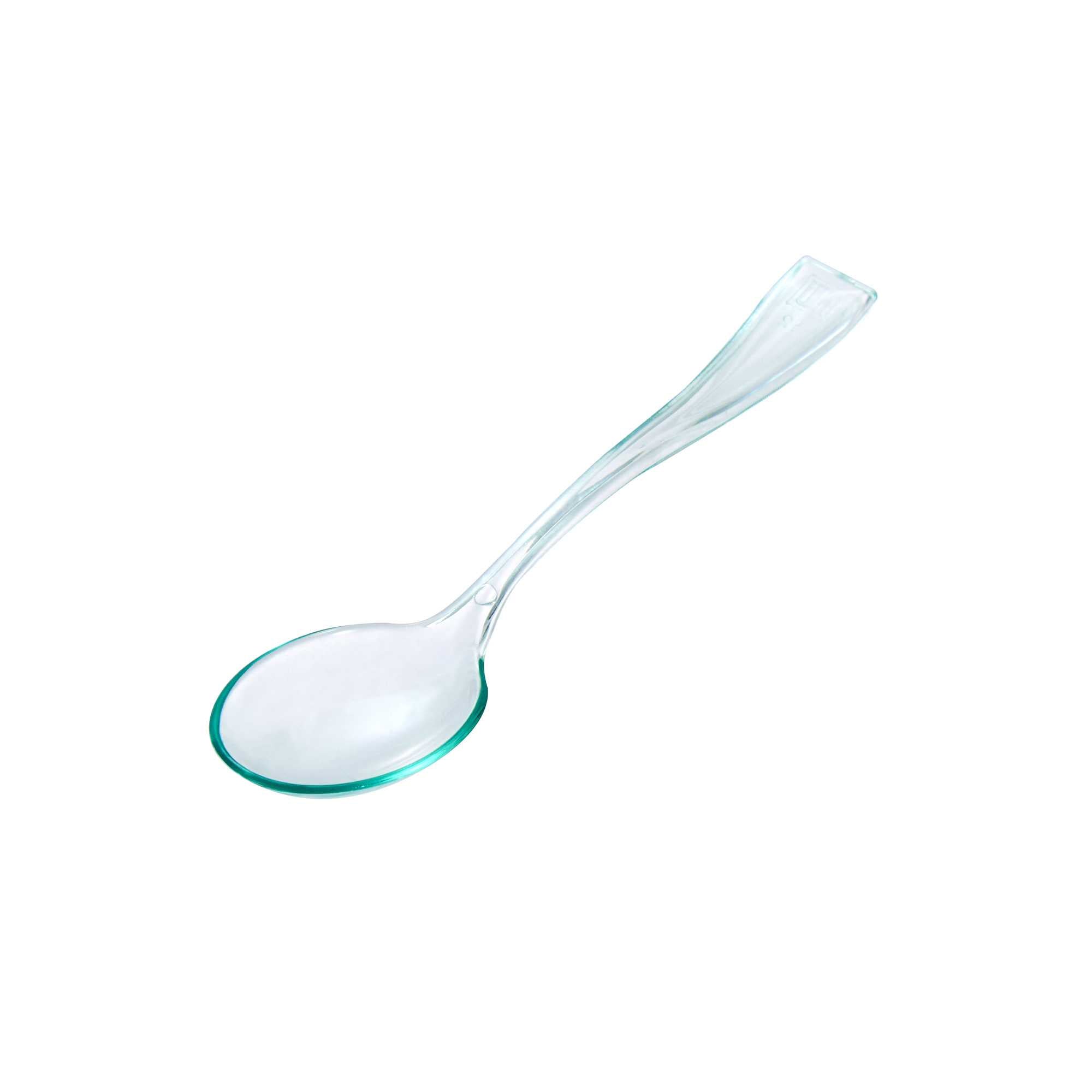 Mini Serve Seagreen Plastic Mini Spoon - 4" - 500 count box