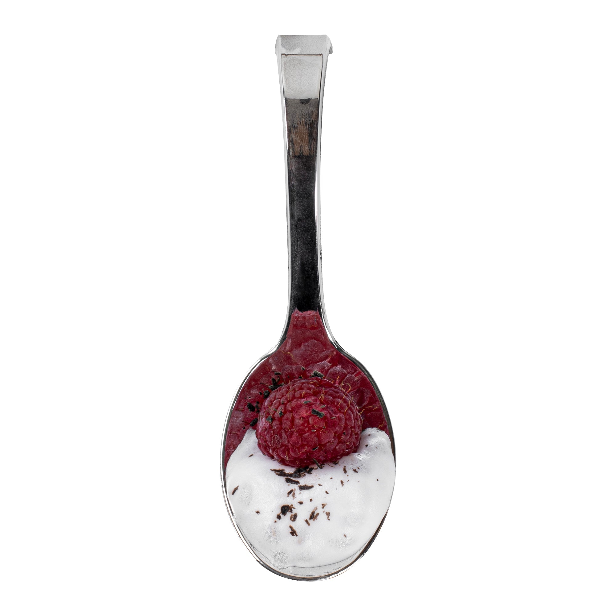 Mini Serve Silver Plastic Curly Tasting Spoon - 4" x 1" x 1 1/2" - 100 count box