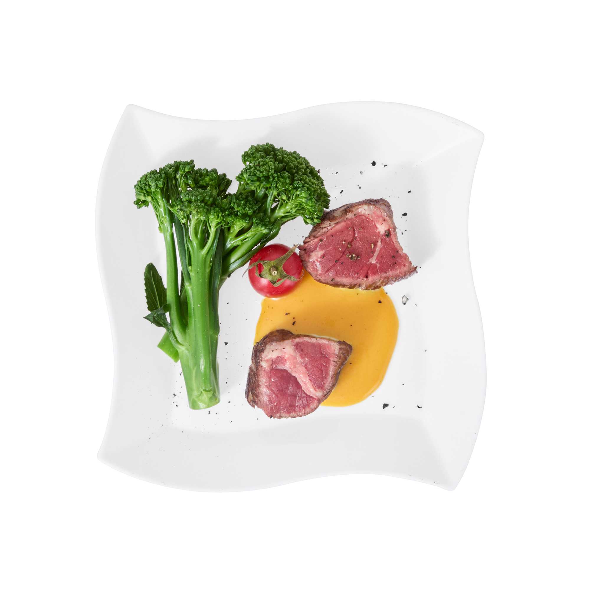 Maxi Serve Square White Plastic Medium Aqua Plate - 7" x 7" x 1/2" - 100 count box