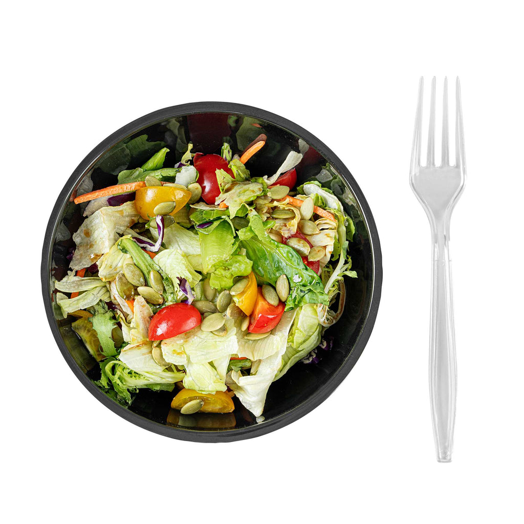 Chef 101 Clear Plastic Fork - 7" x 1" x 1/2" - 250 count box