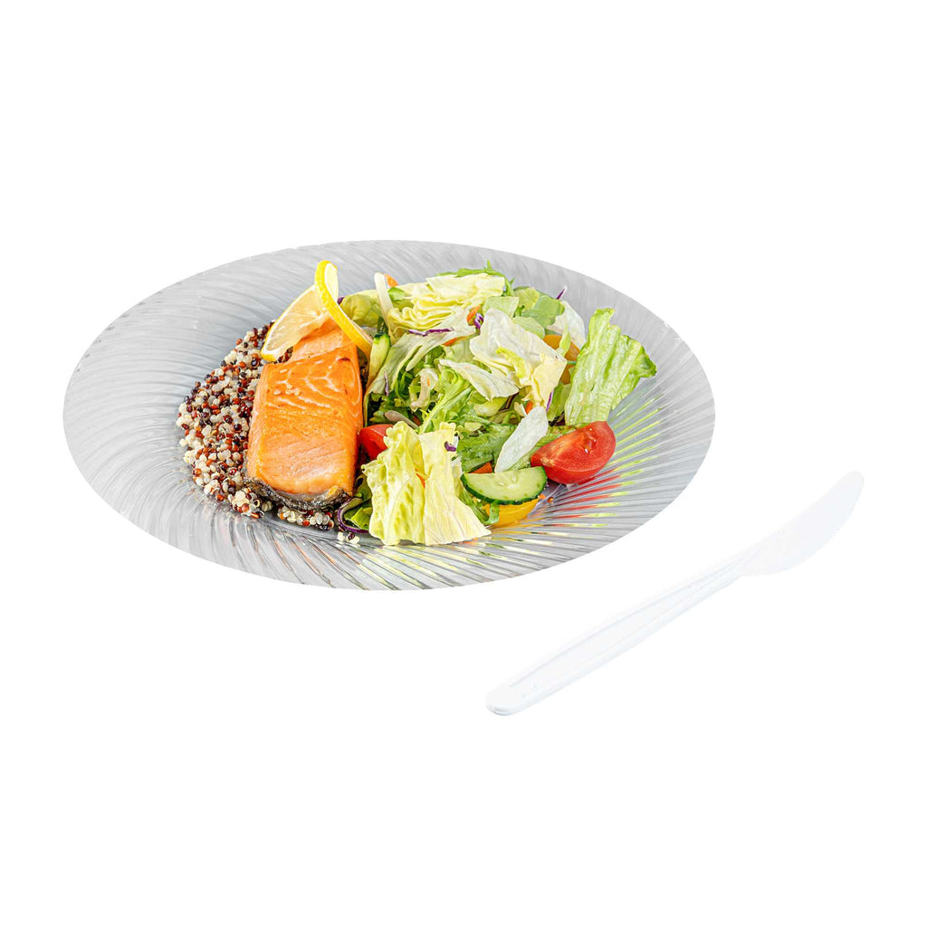 Basic Nature White PLA Plastic Knife - Compostable - 7" - 250 count box