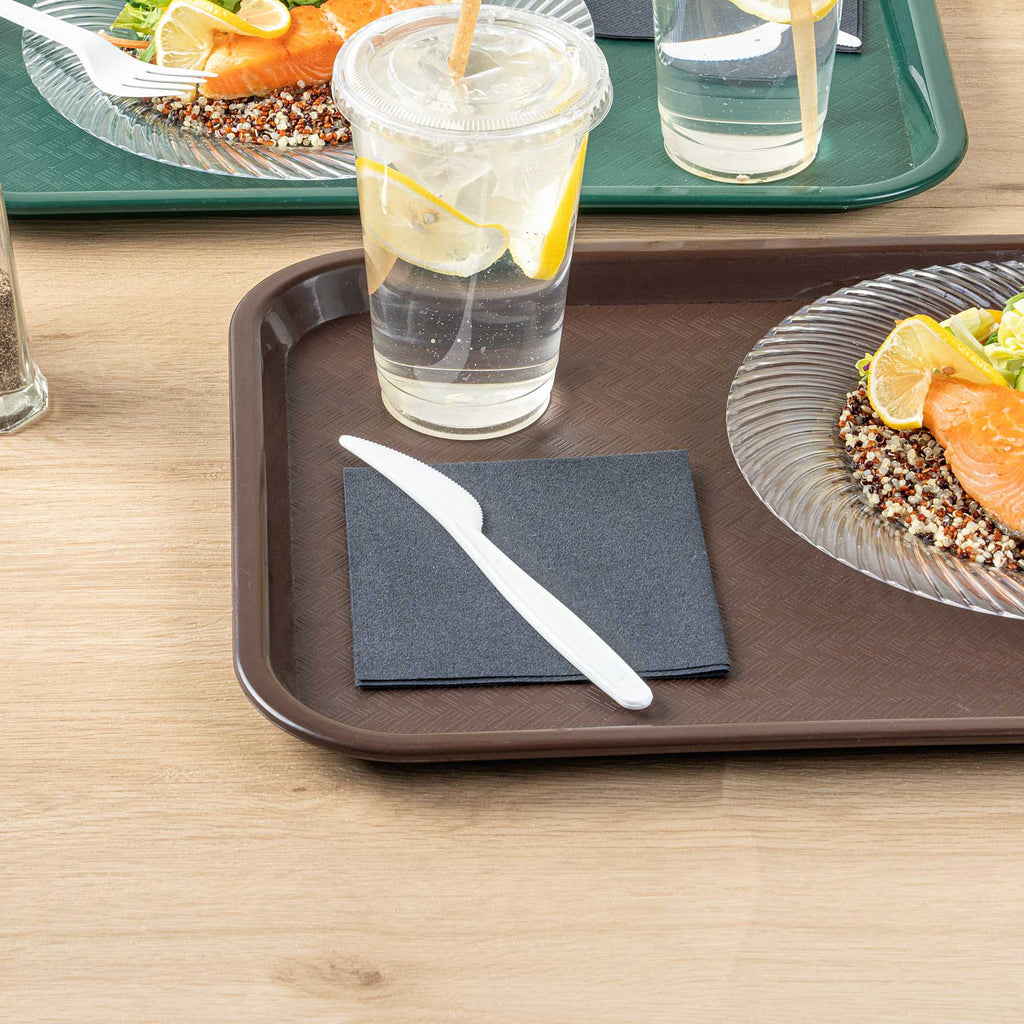 Basic Nature White PLA Plastic Knife - Compostable - 7" - 250 count box