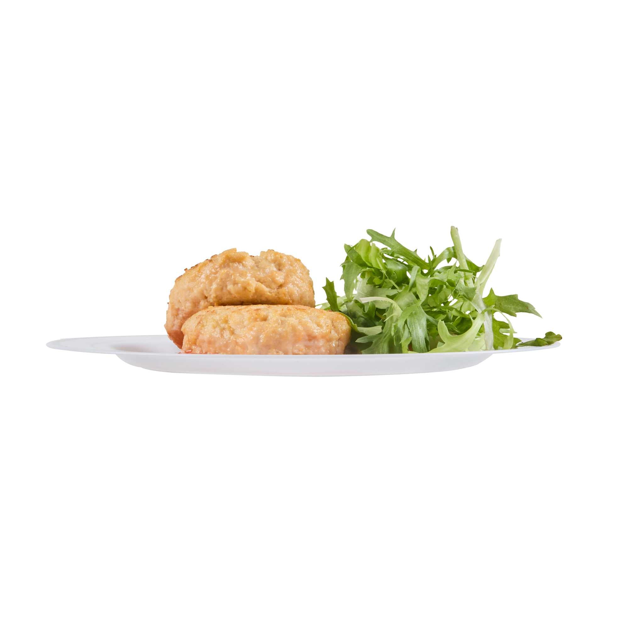 Maxi Serve Round White Plastic Silver-Rimmed Plate - 7 1/2" x 7 1/2" x 1/2" - 100 count box