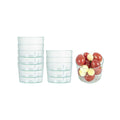Mini Serve 6 oz Round Seagreen Plastic Cylindro Cup - 2 1/4" x 2 1/4" x 3" - 100 count box