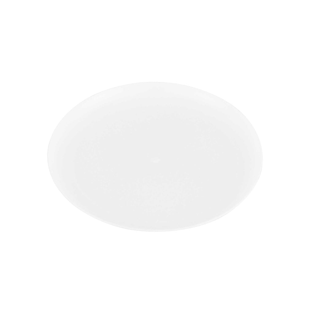 Maxi Serve Round White Plastic Medium Elegant Plate - 7" x 7" - 100 count box