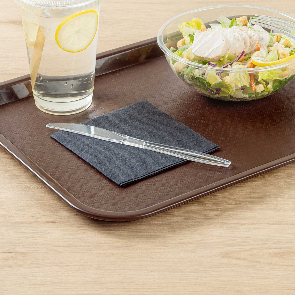 Moderna Clear Plastic Knife - 7 1/4" - 250 count box