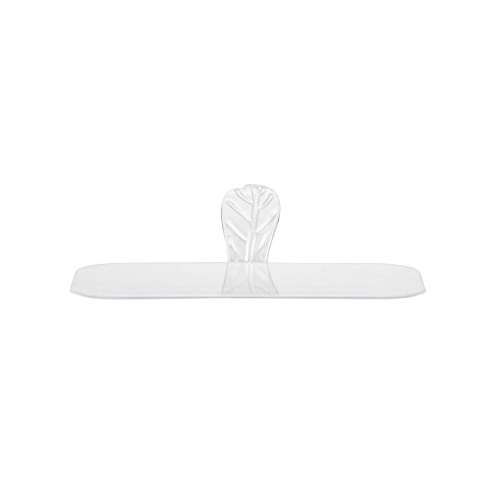 Pastry Tek Rectangle Clear Plastic Pastry Pallet - 4" x 2 1/4" x 1" - 100 count box