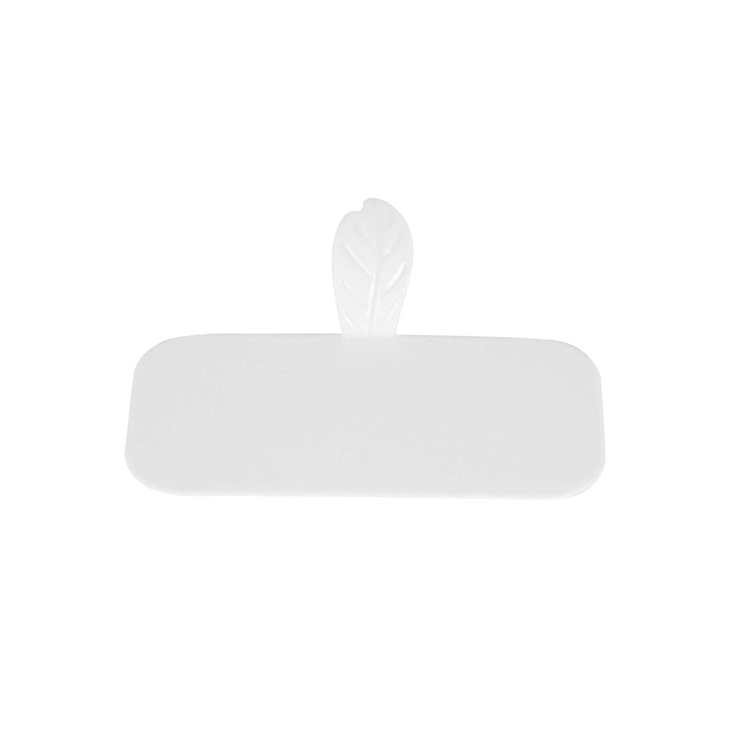 Pastry Tek Rectangle White Plastic Pastry Pallet - 4" x 2 1/4" x 1" - 100 count box