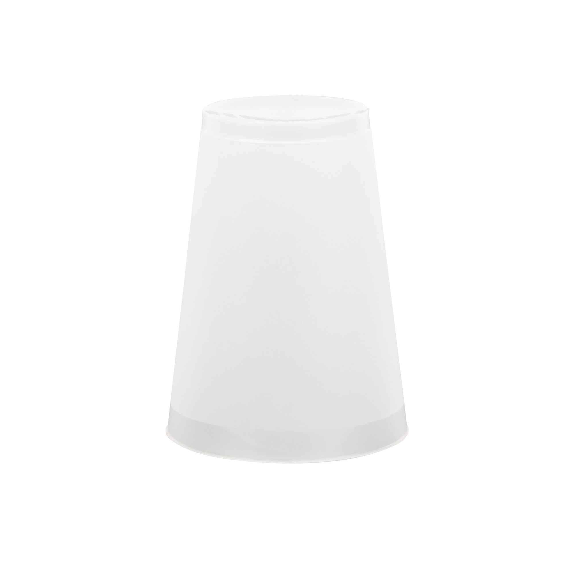 Flexi Grip 12 oz Round Frosted Plastic Cup - 3 1/4" x 3 1/4" x 4 1/4" - 500 count box