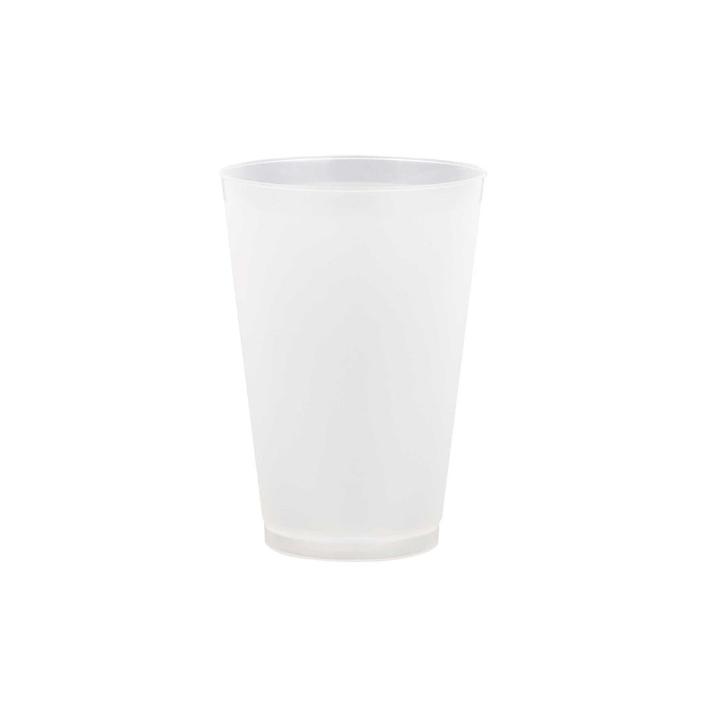 Flexi Grip 20 oz Round Frosted Plastic Cup - 3 3/4" x 3 3/4" x 5 1/4" - 500 count box