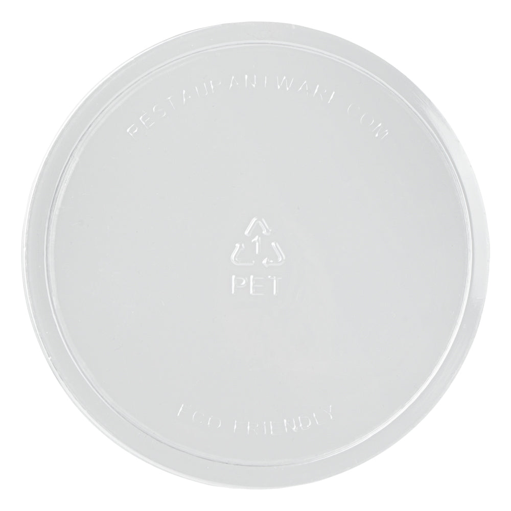Mini Serve Round Clear Plastic Lid - Fits 7 oz Salad Bowl - 200 count box
