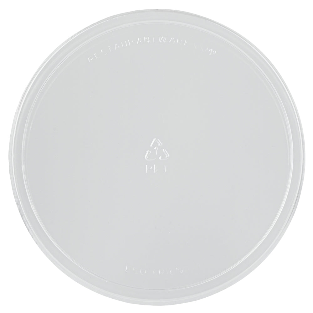Maxi Serve Round Clear Plastic Lid - Fits 21 oz Salad Bowl - 200 count box