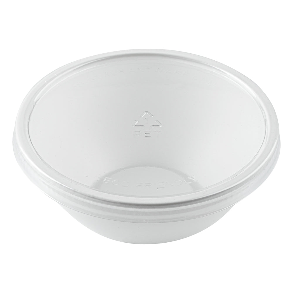 Maxi Serve Round Clear Plastic Lid - Fits 21 oz Salad Bowl - 200 count box