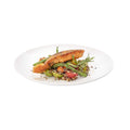 Voga Round White Melamine Large Plate - Classic, Rimless - 10" x 10" x 1" - 10 count box