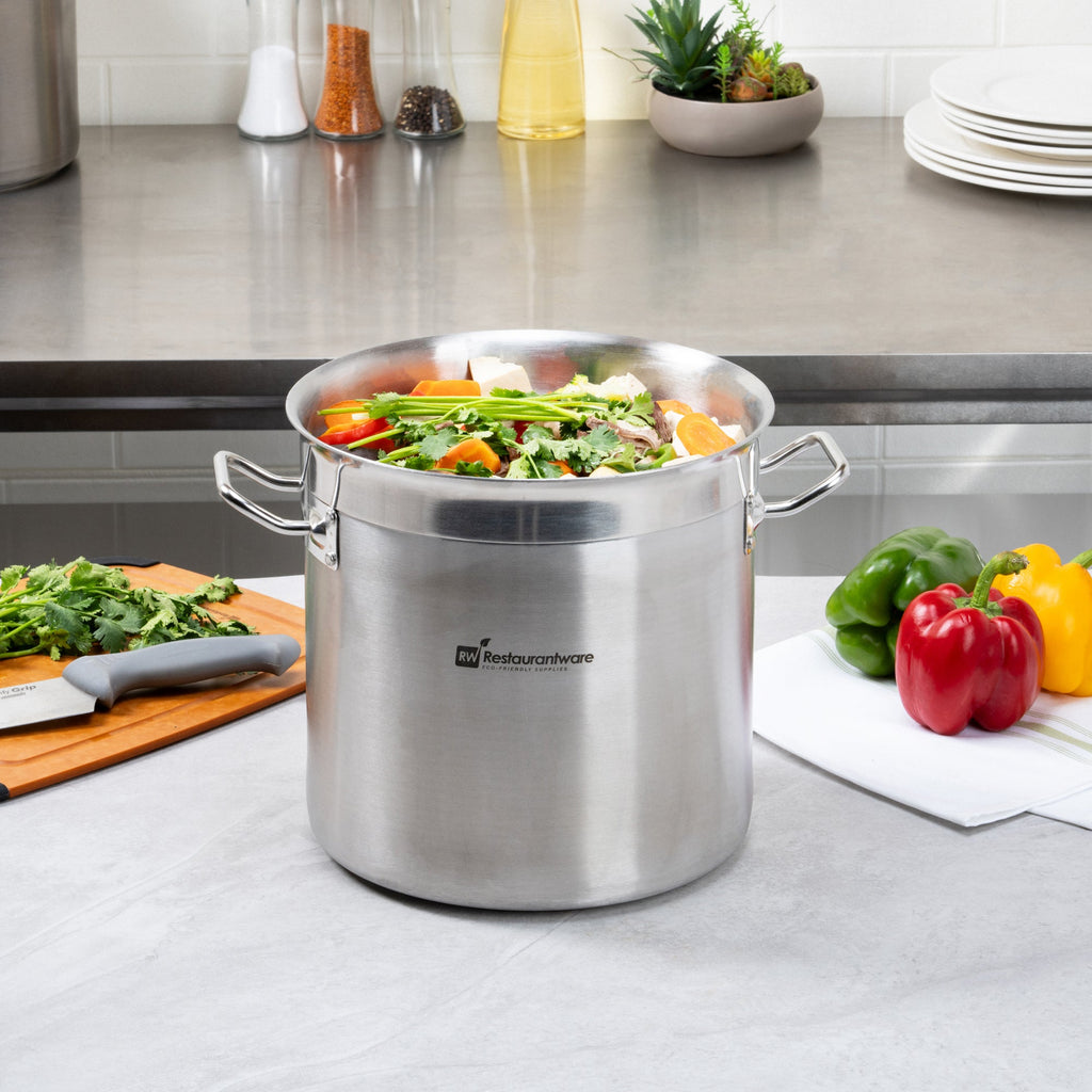 Met Lux 13.5 qt Stainless Steel Stock Pot - Induction Ready - 1 count box