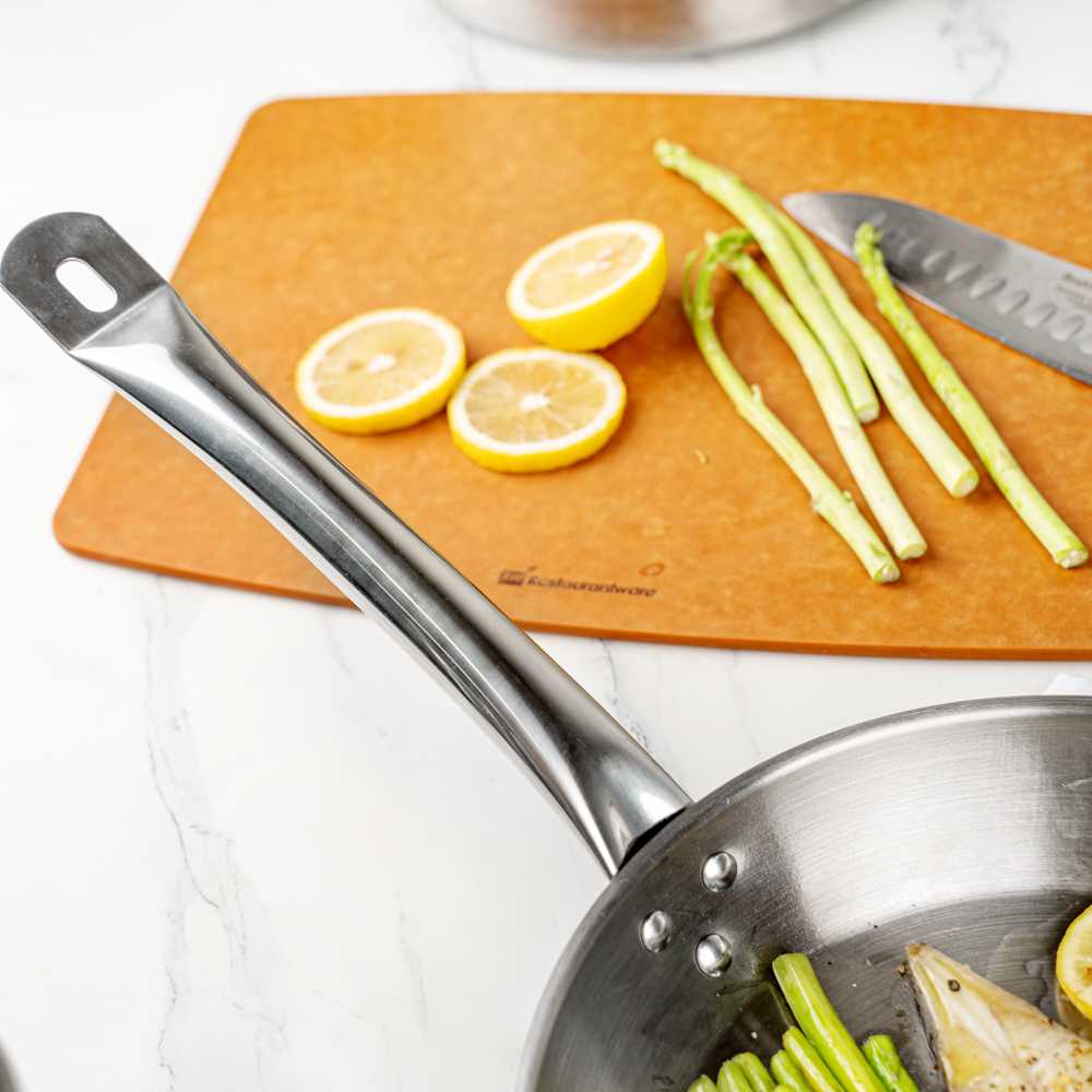 Met Lux Round Stainless Steel 10" Fry Pan - Induction Ready - 1 count box