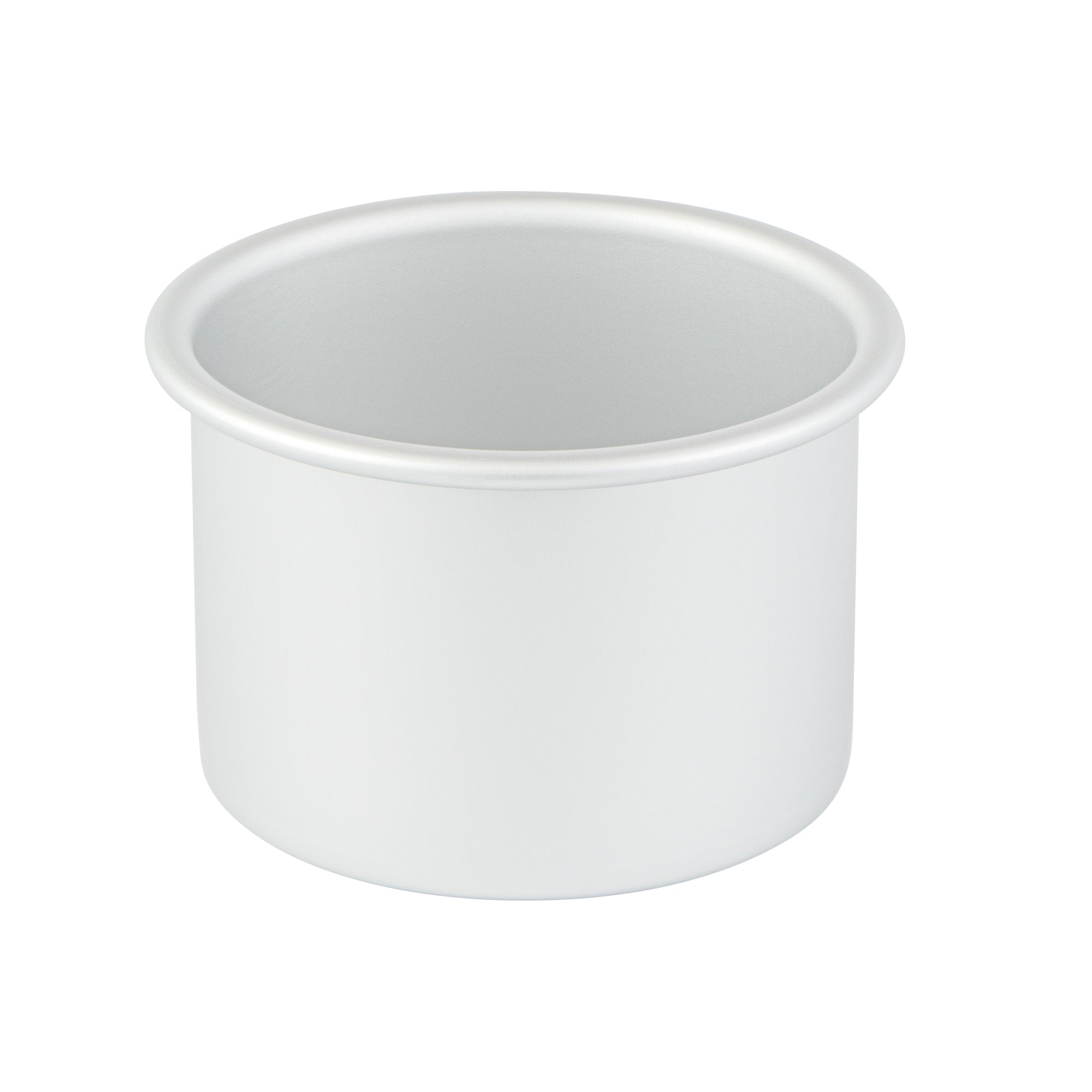 Met Lux Round Aluminum Straight-Sided Cake Pan - 4" x 4" x 3" - 1 count box