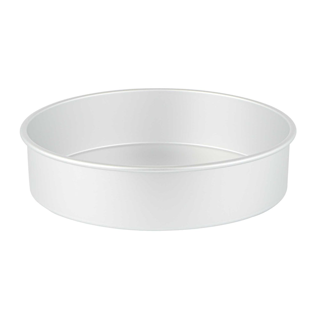 Met Lux Round Aluminum Straight-Sided Cake Pan - 12" x 12" x 3" - 1 count box