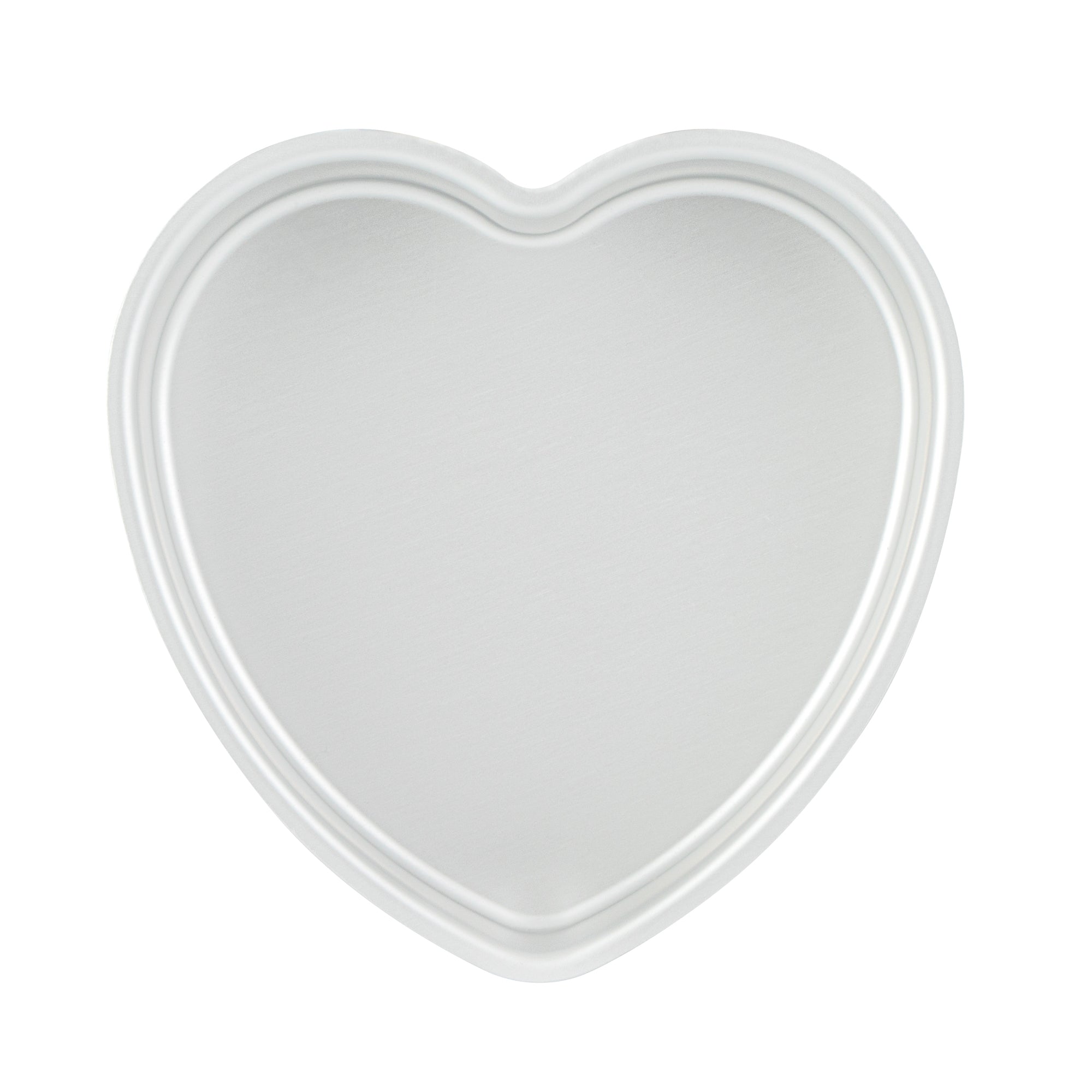 Met Lux Heart Aluminum Cake Pan - 6" x 6" x 2" - 12 count box