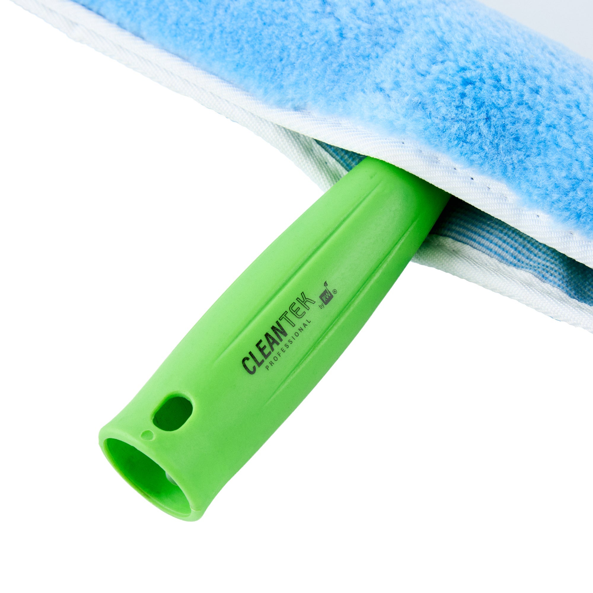 Clean Tek Professional Blue Synthetic Window Strip Washer Sleeve - with T-Bar Handle - 15" - 1 count box