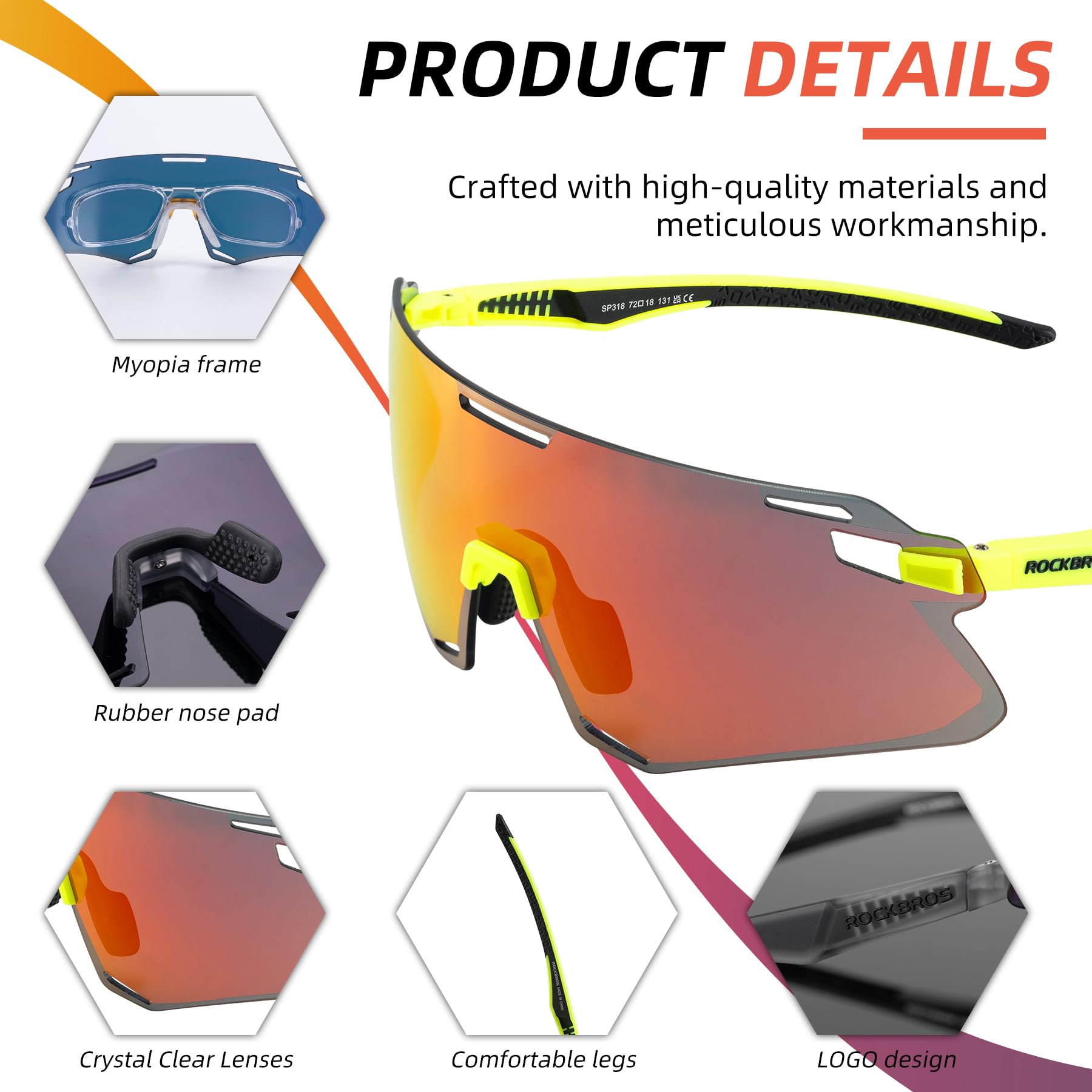 Men's Anti-Blue Light MTB Cycling Sunglasses