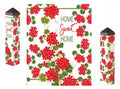 Red Geraniums Art Pole 20 Inches Tall Home Sweet Home