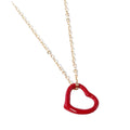 Open Heart Pendant Necklace