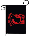 Red POW / MIA Garden Flag 2 Sided You Are Not Forgotten