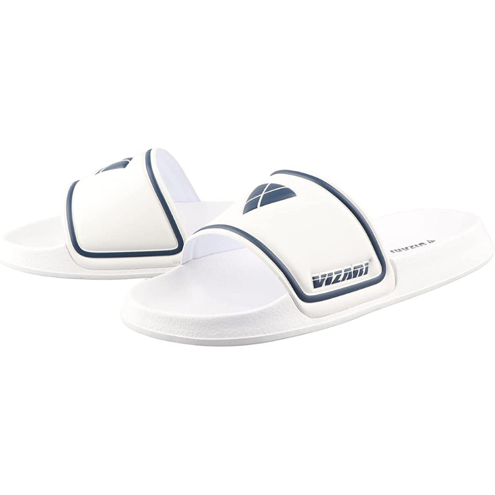 Youth Soccer Slide Sandals - White