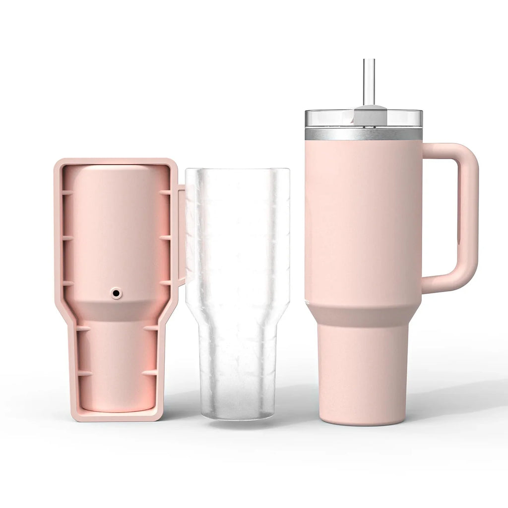 Reusable 40oz Stanley Ice Mold with Lid.
