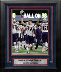 Rob Gronkowski Super Bowl LIII Celebration New England Patriots 8" x 10" Framed Football Photo
