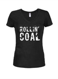Rollin' Coal Juniors V Neck T-Shirt