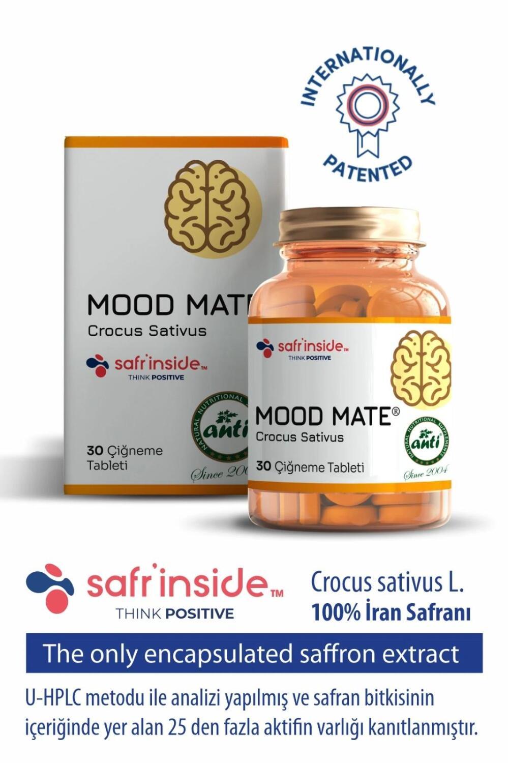 Mood Mate Saffron Extract - Chewable Tablets | 30 Count