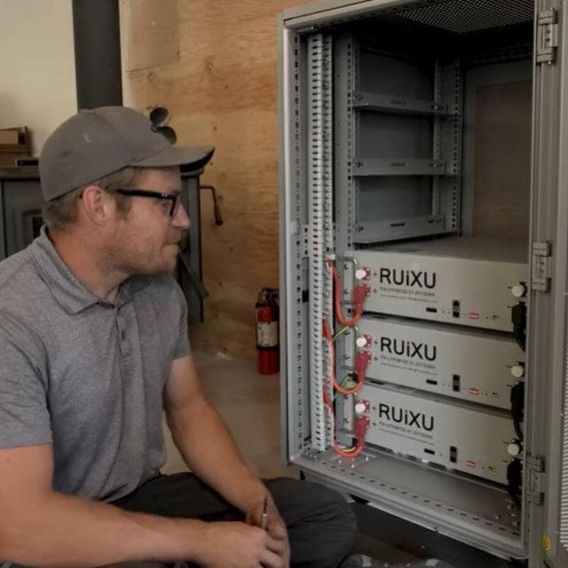 RUIXU RX-LFP48100 | 19" Rack Mounted 3U Module | UL1973 UL9540A CEC SGIP