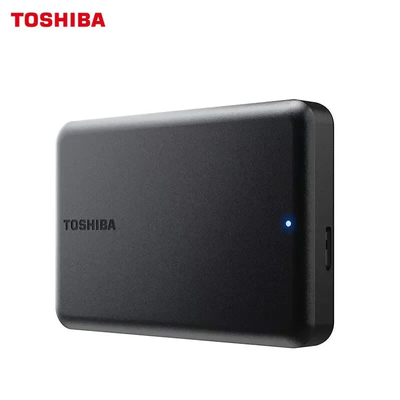 For Toshiba A5 Series Small Black Portable Hard Drive, High-Speed Gen1, 500GB/1TB/2TB/4TB, Compatible With Mac for Data Storage