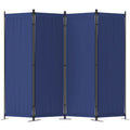 Four-Panel Folding Room Divider Freestanding Privacy Partition