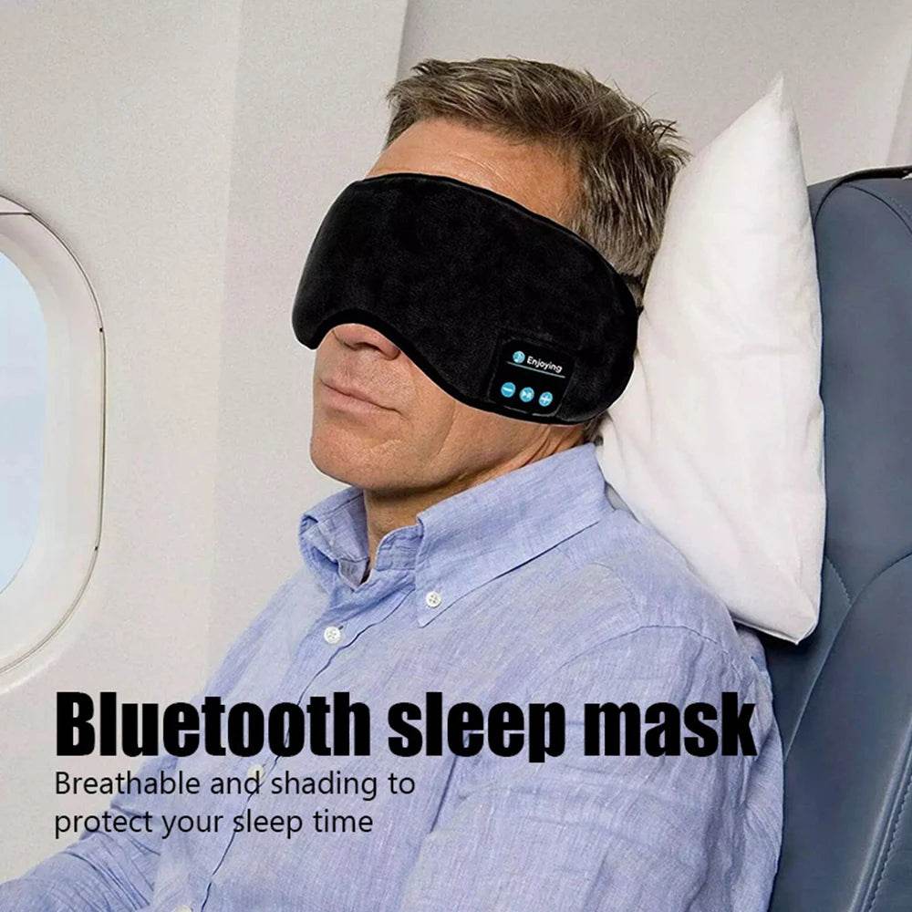 Bluetooth Earphones Sleeping Headband Elastic Wireless Eye Mask