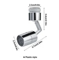 720° Universal Faucet Extender Aerator, Rotating Splash Proof Water Saving Faucet Adapter, ABS Plastic Washbasin Faucet Nozzle f