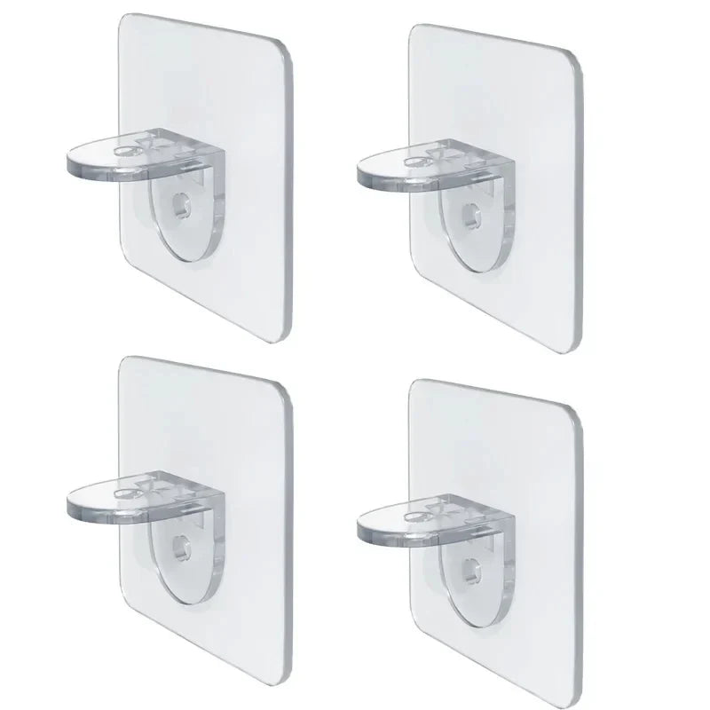Shelf bracket adhesive nail self-adhesive wardrobe shelf bracket clip wall hanging bracket partition non punching strong bracket