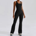 Women Fitness Bodysuit Backless One Piece Yoga Set Jumpsuit Sports Gym Workout Clothes Tights Active Wear Slim Playsuit Female