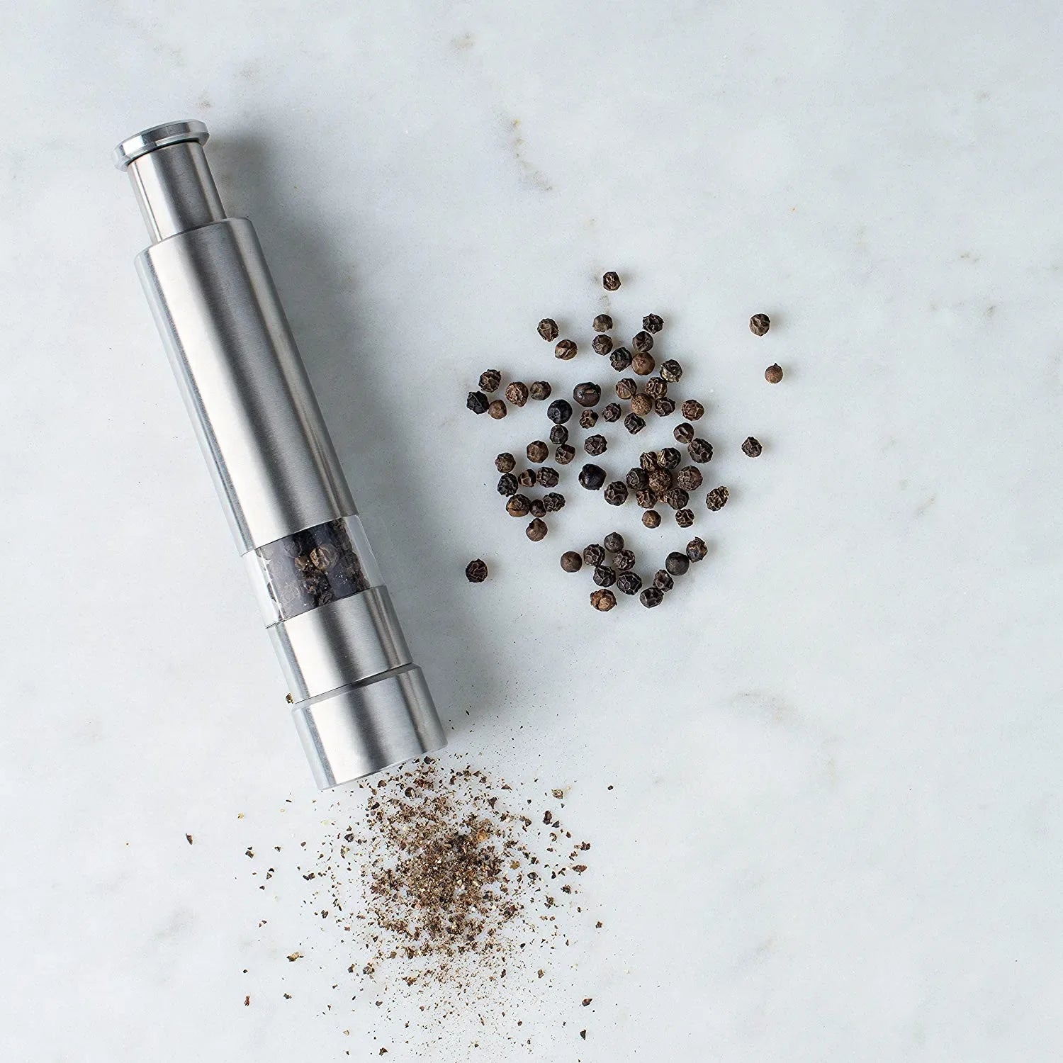 1 Piece Salt and Pepper Grinder Set Original Pump Grind Pepper Mill Thumb Press Grinder for Peppercorns Sea Salt YY027